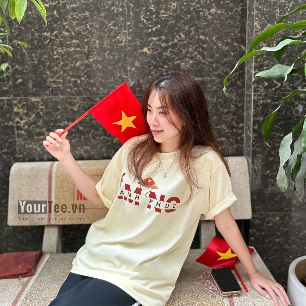 [ÁO THUN VIỆT NAM] Áo Thun Việt Nam Độc Lập - Ấm No Chất Liệu Cotton 100% Thoáng Mát YTVN2602