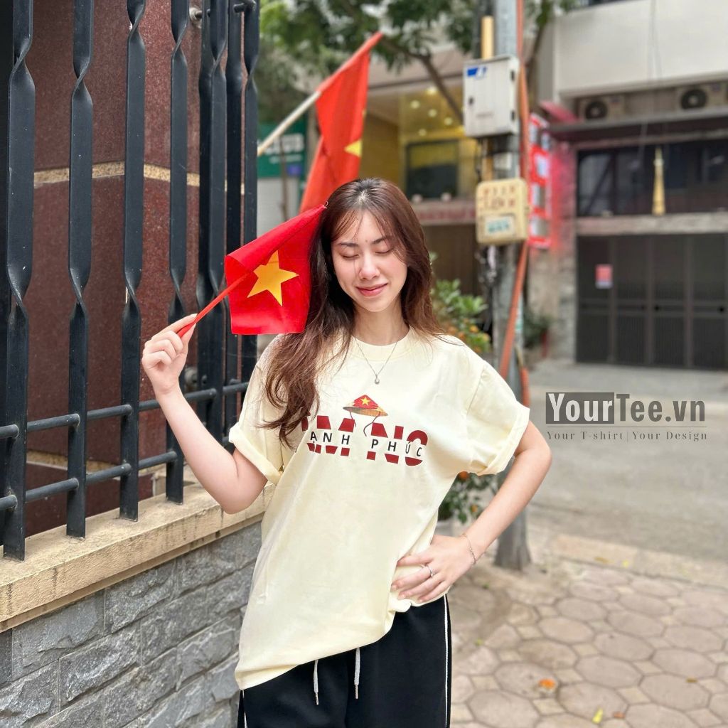 [ÁO THUN VIỆT NAM] Áo Thun Việt Nam Độc Lập - Ấm No Chất Liệu Cotton 100% Thoáng Mát YTVN2602