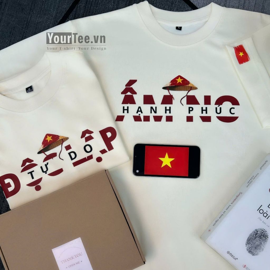 [ÁO THUN VIỆT NAM] Áo Thun Việt Nam Độc Lập - Ấm No Chất Liệu Cotton 100% Thoáng Mát YTVN2602