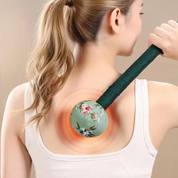 Búa ngải cứu thảo dược đấm lưng, massage toàn thân, Cây đấm lưng ngải cứu, Gậy đấm lưng ngải cứu- dài 31cm