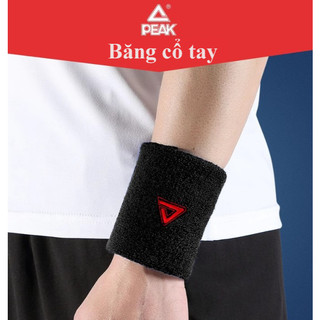 Băng cổ tay PEAK thể thao, thấm hút mồ hôi, bảo vệ cổ tay