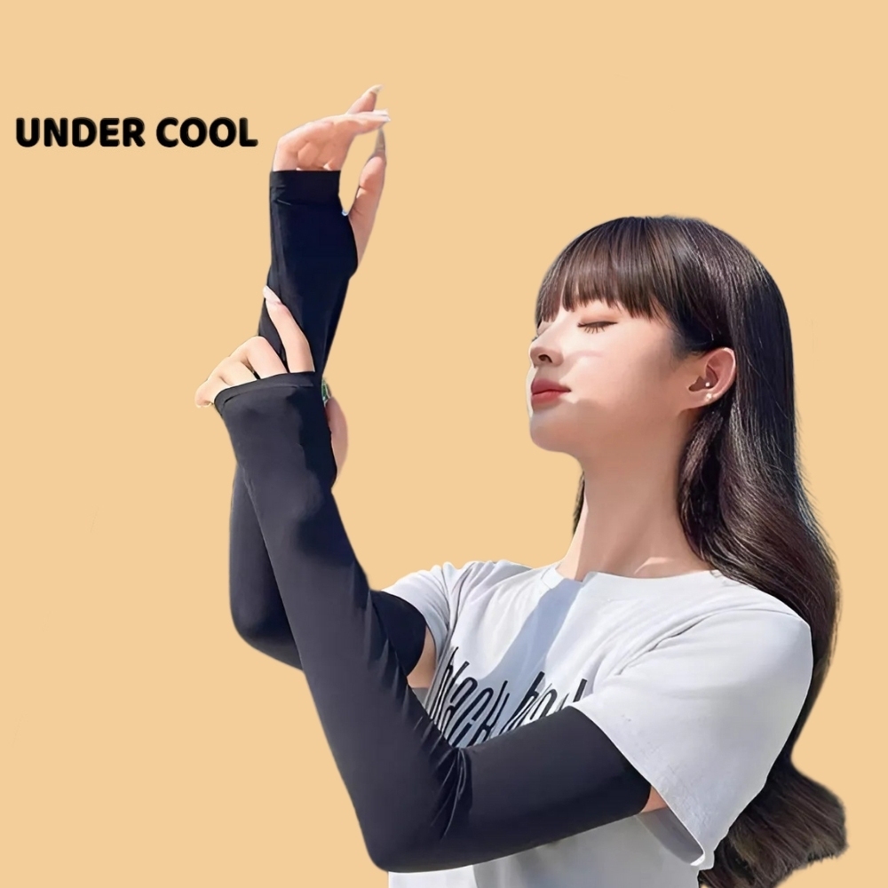 Găng Tay Ống Chống Nắng Chất Su Mát UNDERCOOL Logo Đổi Màu Phát Hiện Tia UV UPF50+ Dành Cho Nam và Nữ OT07