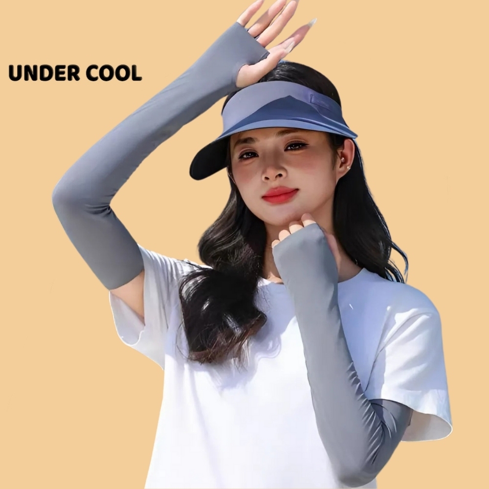 Găng Tay Ống Chống Nắng Chất Su Mát UNDERCOOL Logo Đổi Màu Phát Hiện Tia UV UPF50+ Dành Cho Nam và Nữ OT07