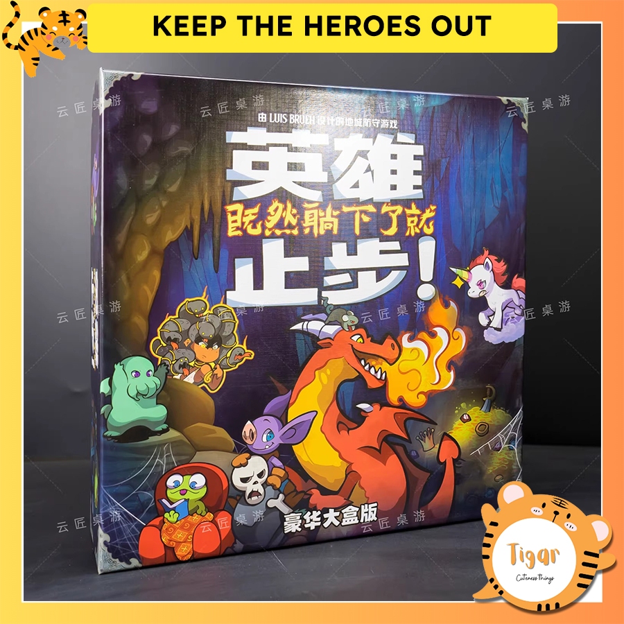 [Luật Việt] Keep The Heroes Out + 5 expansion Game thủ hầm ngục Phiên bản Trung