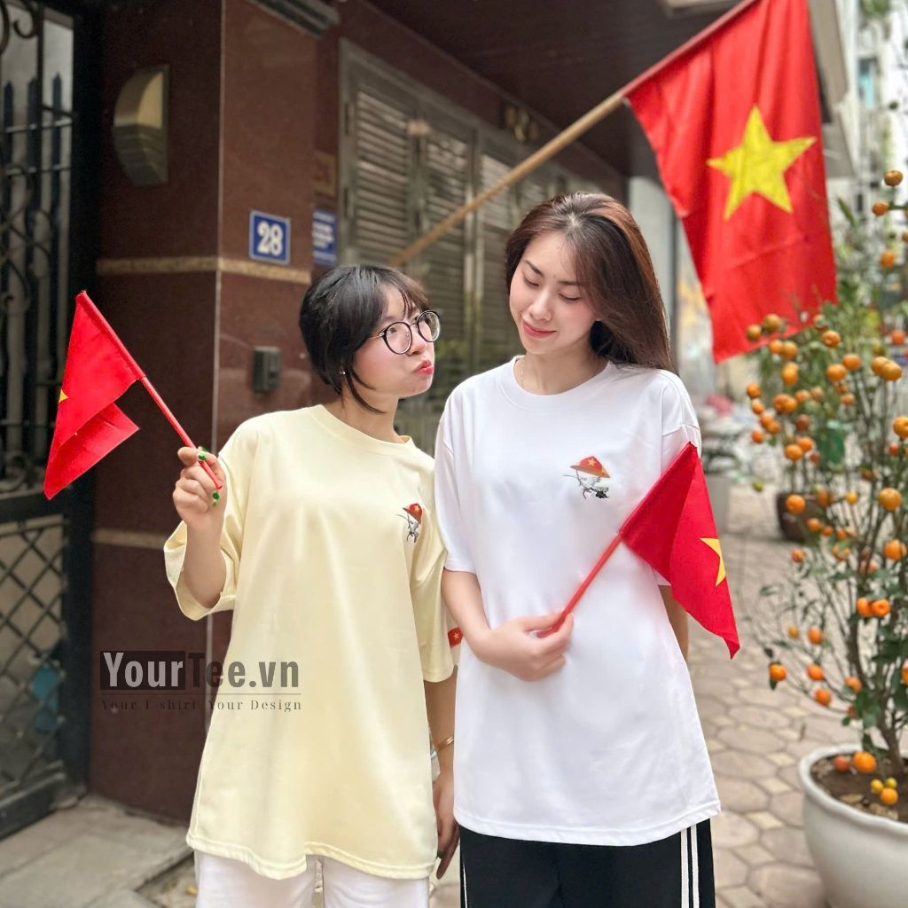 [ÁO THUN VIỆT NAM] Áo Thun Việt Nam Thoáng Mát Chất Liệu Cotton 100% Thấm Hút Mồ Hôi YTVN2605