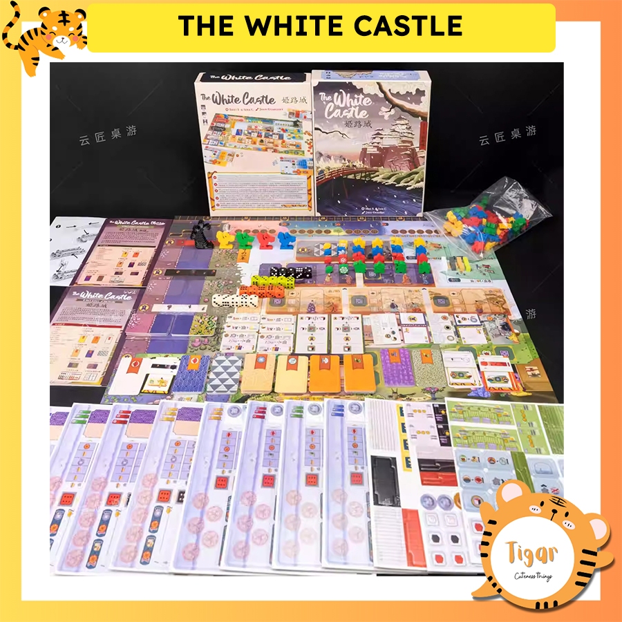 Boardgame The White Castle + Exp Matcha + Promo 1-5 Lâu Đài Himeji bản CN