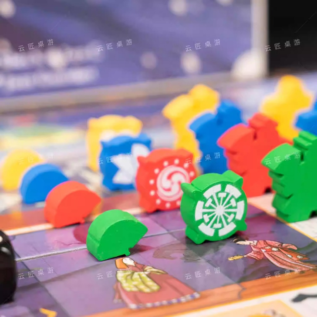 Boardgame The White Castle + Exp Matcha + Promo 1-5 Lâu Đài Himeji bản CN
