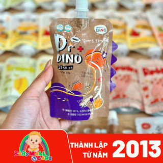 Nước Ép Trái Cây Hữu Cơ Organic Dino 100ml Cho Bé Không Đường Không Phụ Gia Babymall & Care