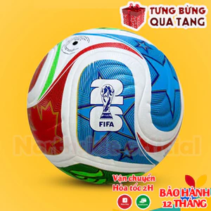 Quả bóng đá wc26 Trionla Size 5, bóng đá đúc WC mẫu mới nhất + Tặng kim bơm, túi lưới ,Bảo Hành 6 Tháng