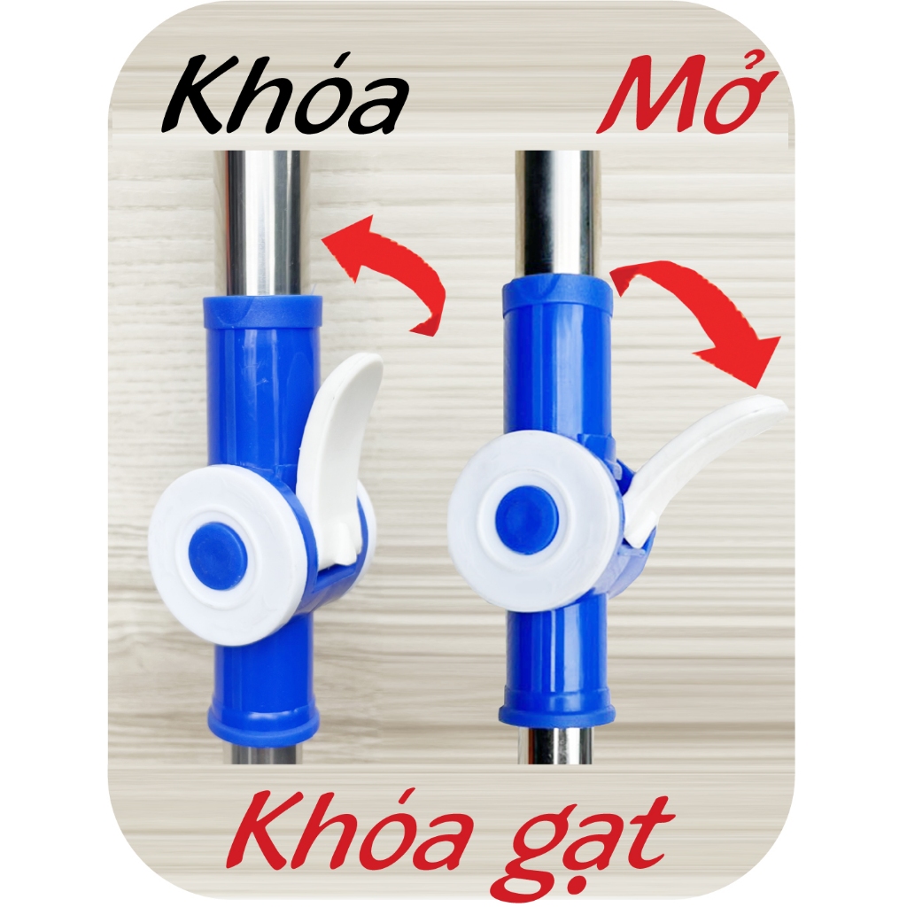 [KHÔNG ĐẦU LAU] Tổng Hợp Cây Cán Inox Thay Thế Homeinno Cán Rút Tăng Đơ Dài 1m4/2m/3m/4m/5m/6met