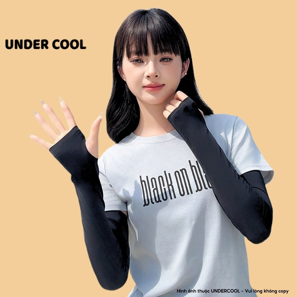 Ống Tay Cotton Chống Nắng UNDERCOOL Chống tia UV đi nắng mầu basic trơn thời trang chống UPF50+ OT05