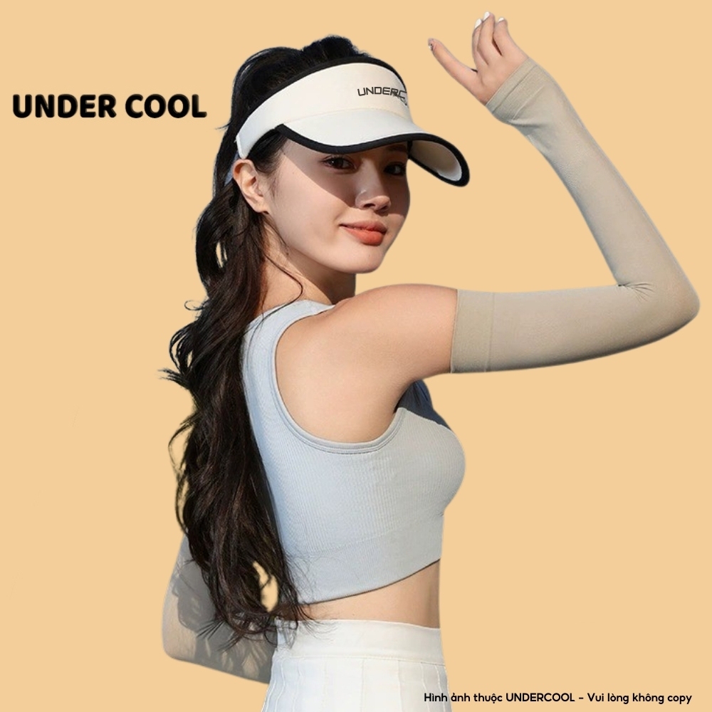 Ống Tay Cotton Chống Nắng UNDERCOOL Chống tia UV đi nắng mầu basic trơn thời trang chống UPF50+ OT05