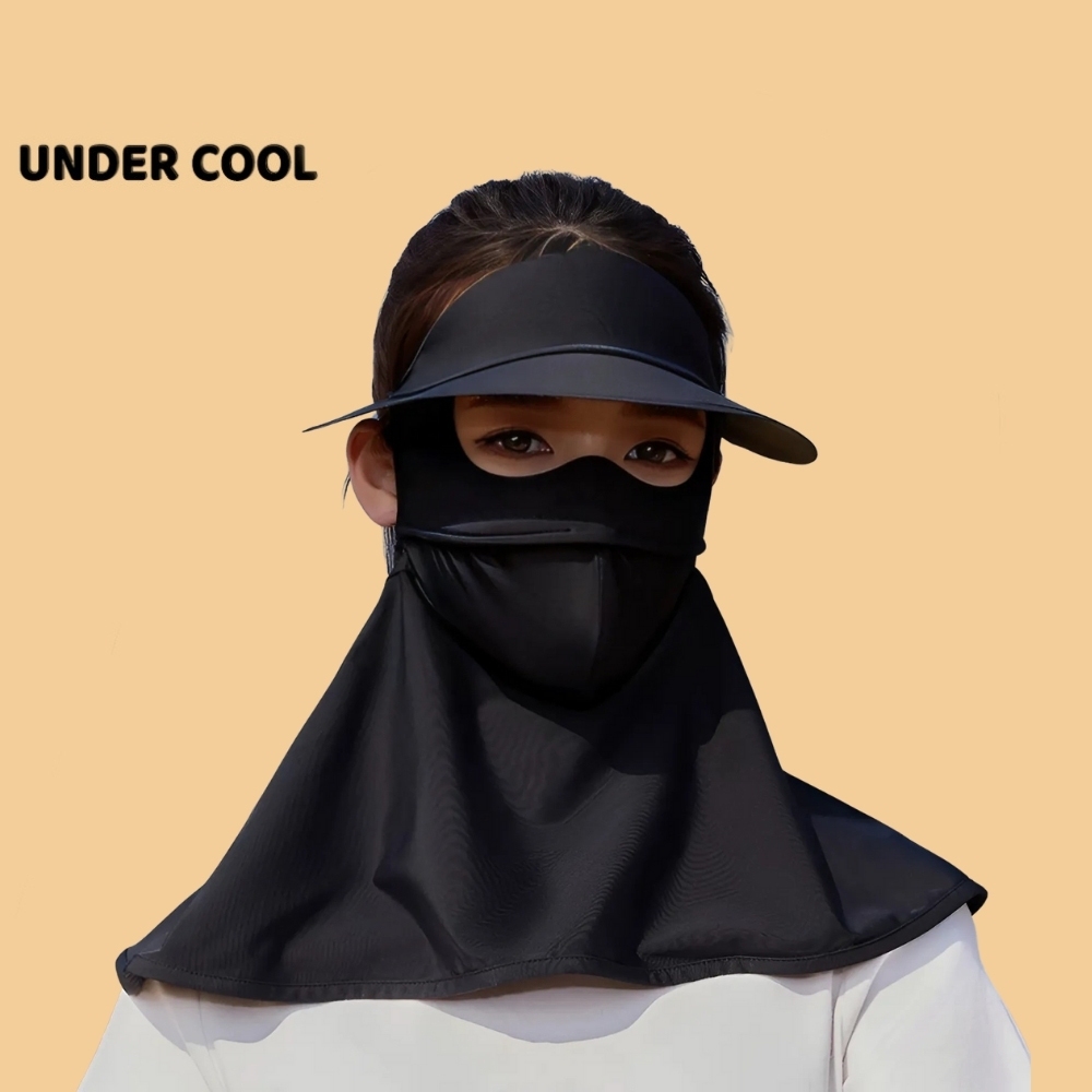 Khẩu Trang Chống Nắng Bảo Vệ Vùng Cổ Full Face Kèm Lưỡi Trai Che Nắng UNDERCOOL Bảo Vệ Da UPF50+ KT08