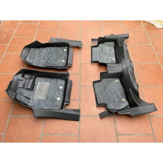 Lót Sàn Tràn Viền Ford Fiesta Đời 2009 - 2017 Mẫu Thảm Sàn 2 Lớp Hàng Loại Dày