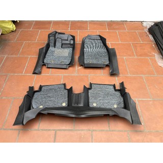 Lót Sàn Tràn Viền Ford Fiesta Đời 2009 - 2017 Mẫu Thảm Sàn 2 Lớp Hàng Loại Dày