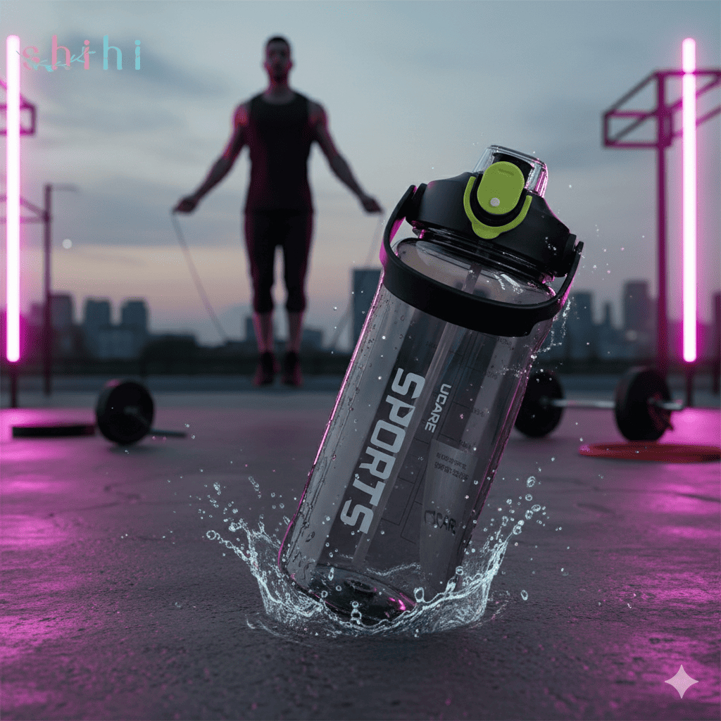 Bình Nước Thể Thao 1.5L Ucare Nhựa Cao Cấp BPA Free Nắp Bật Chống Rò Rỉ Bình Nước Gym Đi Học Du Lịch