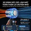 Quạt Cầm Tay Mini Đeo Cổ Gấp Gọn Có Sò Lạnh - Màn Hình LED, 100 Cấp Độ Gió Tùy Chỉnh