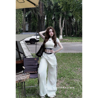 SET ÁO CRT MIX QUẦN ỐNG XUÔNG BAD HOT HIT