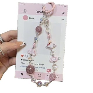 Dây Treo Điện Thoại Nhân Vật Kitty Dễ Thương Sang Trọng Móc Khoá Balo Túi Sách