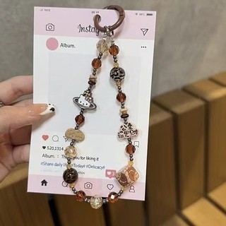 Dây Treo Điện Thoại Nhân Vật Kitty Dễ Thương Sang Trọng Móc Khoá Balo Túi Sách