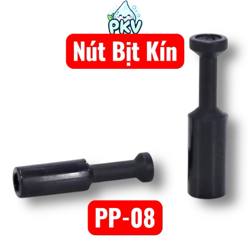 [Giá Rẻ] Combo Nút Chặn Ống 8mm (PP-08) – Bịt Ống Khí Nén Phi 8, Nút Bịt Kín Chống Rò Khí/Nước (2/5 Cái)