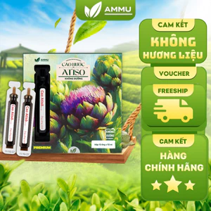 Cao Ống Atiso Không Đường AMMU – Thanh Mát, Tiện Lợi Mang Theo, Dễ Uống Mỗi Ngày, Hộp 10 ống