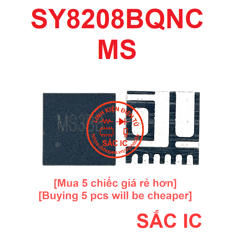 [S29] SY8208B SY8208BQNC 8208 MS ic nguồn trên bo mạch - Mới nguyên bản ...