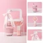 Set Quà Tặng Cốc Thủy Tinh Kèm Quạt Cầm Tay Túi Quà Tặng 8/3 20/10 Sinh Nhật Mun Store S.COCQUAT