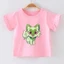 👕 Áo Thun Bé Gái mềm mịn thoáng mát in hình dễ thương 👕 AT590