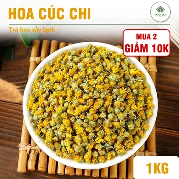 Trà hoa cúc chi 1kg, trà cúc tiến vua, cúc nụ Hưng Yên sấy lạnh, nguyên bông, nụ nhỏ - MIHA TEA