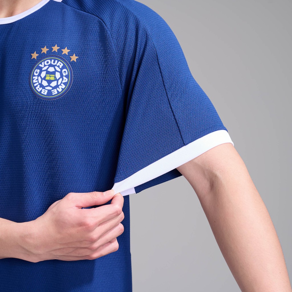 [TẶNG QUẦN SHORT]Áo thun phối bo cổ Exdry Performance World Cup, áo đa năng thể thao bóng đá, áo mặc hàng ngày COOLMATE