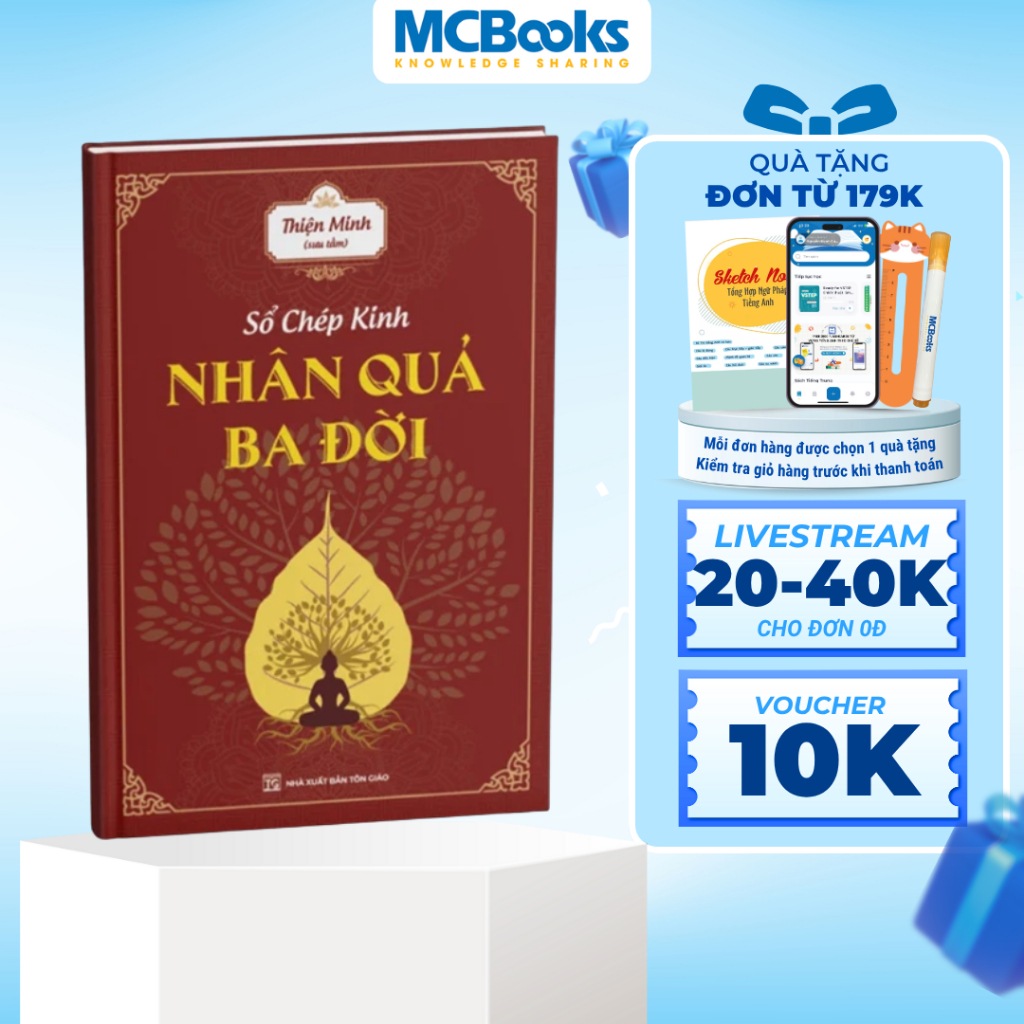 Sách - Sổ Chép Kinh - Nhân Quả Ba Đời
