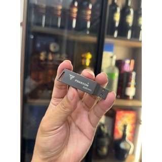 USB 3.0 OTG PHANTOM PU01 256GB Cổng USB và TypeC cho Máy Tính / Điện Thoại - Vỏ Kim Loại (Xám)