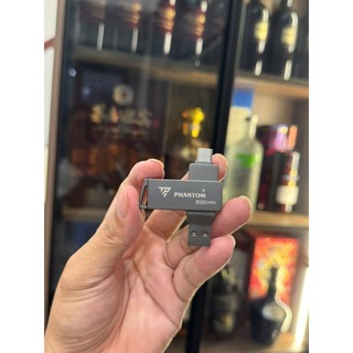 USB 3.0 OTG PHANTOM PU01 256GB Cổng USB và TypeC cho Máy Tính / Điện Thoại - Vỏ Kim Loại (Xám)