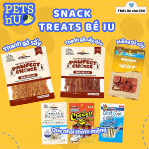 Thanh Gà Sấy Dẻo 180gr - Gà Sấy Dẻo Mềm Dai/ Thanh gà sấy Cho Cún Yêu , Túi Lớn Tiết Kiệm Hơn