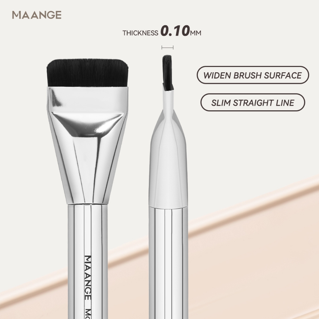 MAANGE Bộ cọ trang điểm nền + Khay đựng mỹ phẩm bằng thép không gỉ 2 trong 1 1614+51580 | BigBuy360 - bigbuy360.vn