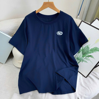 Áo Phông Nữ Bigsize Tay Ngắn Form Rộng Basic Họa Tiết ND Vải Thun Cotton Cho Chubby A326