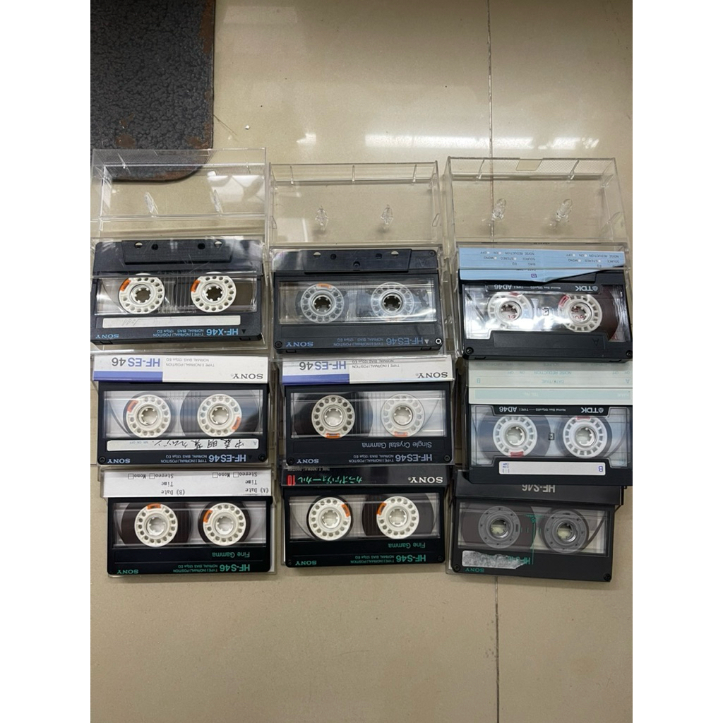 Combo 5 băng Cassette Nhật 46 Phút Như Hình