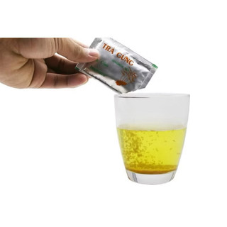 Trà gừng Traphaco Hộp 10 gói bột tan giữ ấm cơ thể