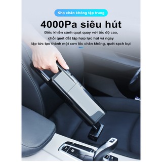 Máy Hút Bụi Mini Cầm Tay AIKESI 4000Pa, Đượcdùng Cho Ô Tôthú Cưng, Gia Đình
