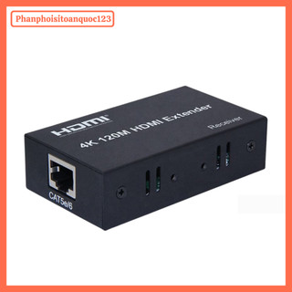 Bộ Nối Dài HDMI Qua Cáp Mạng LAN 120M – HDMI Extender 120M Full HD 1080P Kèm Nguồn