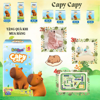 (1b Tặng quà) TÃ QUẦN CAPY CAPY Chính Hãng Unicharm Đủ Size Cho Bé Từ M Đến 5XL  -SP MỚI CTY DIANA UNICHARM NHẬT BẢN