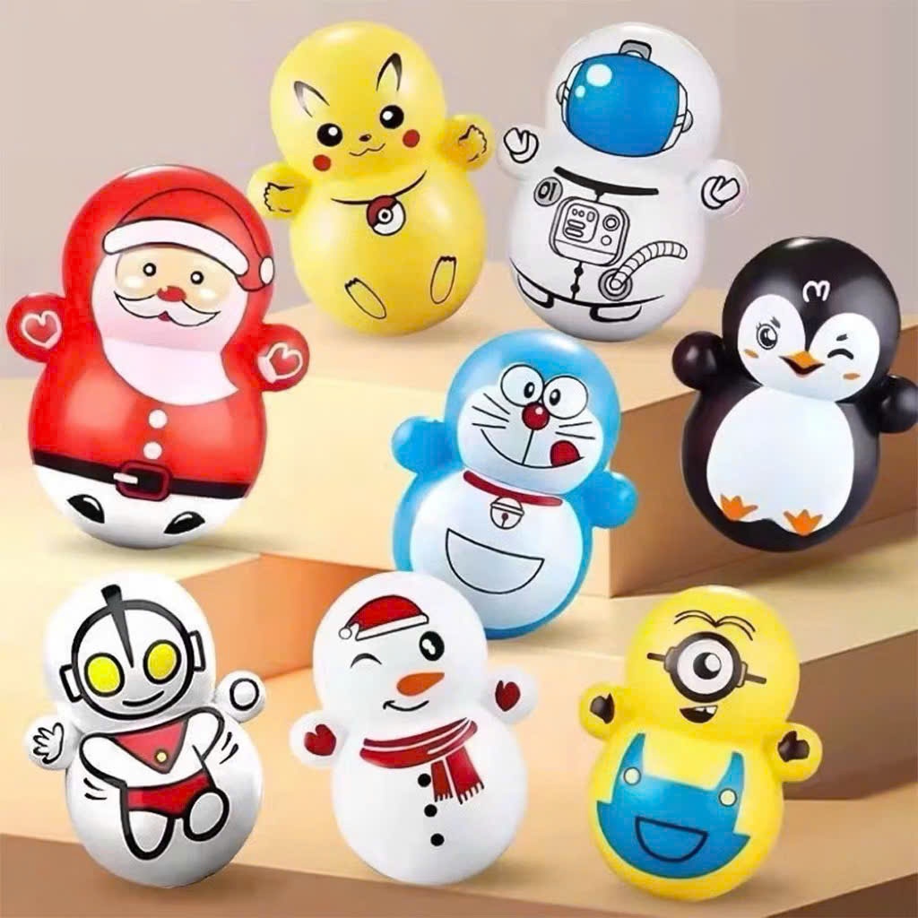 Đồ Chơi Lật Đật Mini Cho Bé – Nhỏ Gọn, An Toàn, Màu Sắc Dễ Thương