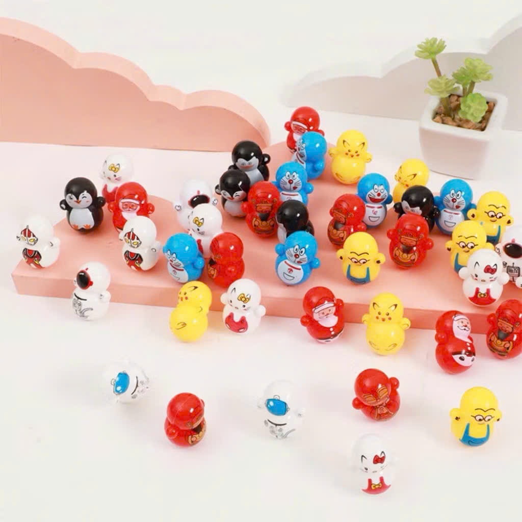 Đồ Chơi Lật Đật Mini Cho Bé – Nhỏ Gọn, An Toàn, Màu Sắc Dễ Thương