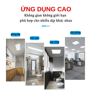 Đèn Panel ÂM TRẦN 600x600mm 50W 60W 80W 100W, Đèn Led Âm Trần, Led Âm Trần PANEL 60x60cm