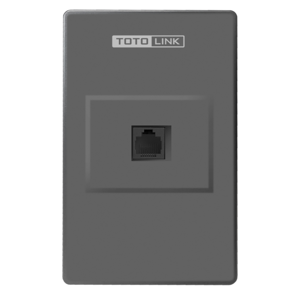 [Hỏa Tốc] Ổ cắm mạng RJ45 âm tường TOTOLINK WET01&WCT01 – Ổ cắm LAN Ethernet, wall plate internet, dùng cho modem router