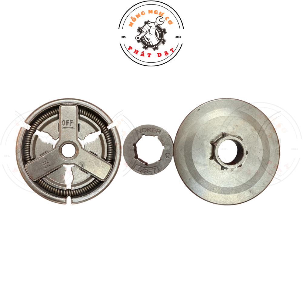 Bộ bố côn + Chuông + Đồng tiền cưa xích 5200_5800 MITSUYAMA bắt nhanh, bám tốt, bền bỉ