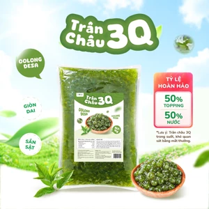 Trân Châu 3Q Desa Túi 1KG Đủ Vị, Topping Dai Giòn Ngon Tuyệt Cho Mọi Món Nước