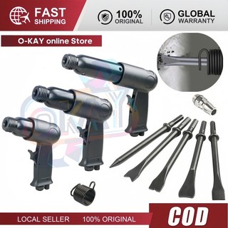 Máy Đục Hơi, Khí Nén Cầm Tay, Súng Đục Rung, Máy Đục Rung Bằng Hơi Tặng Kèm 4 Mũi Đục