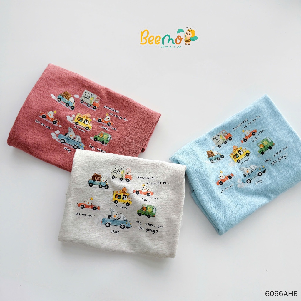 Áo ba lỗ xước in hoạ tiết cho bé trai, áo thun mềm mát giá tốt cho bé